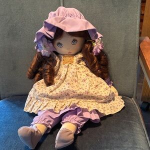 Rebecca by Pauline Lavender Floral Doll